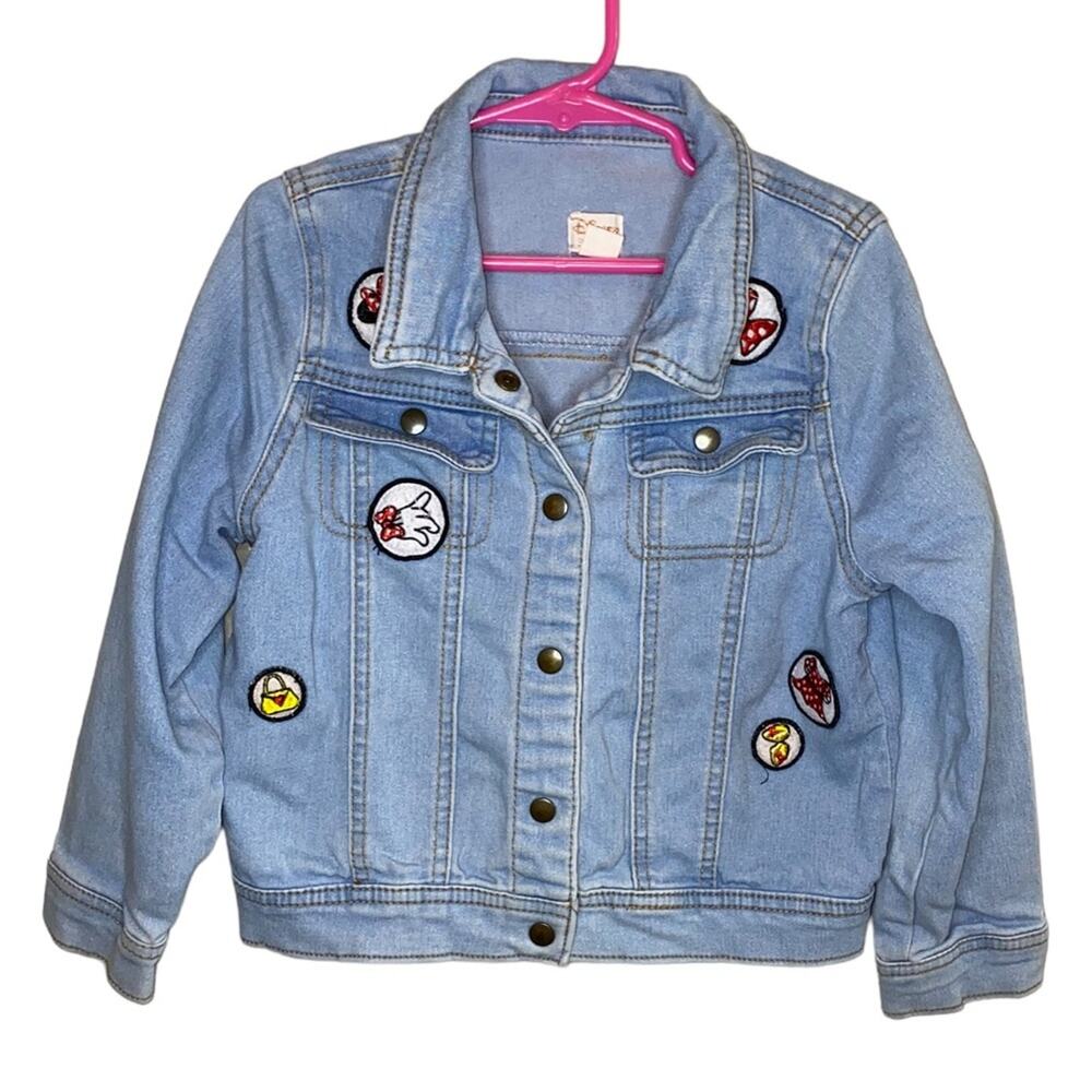 Disney Minnie Mouse Button Down Denim Jean Jacket